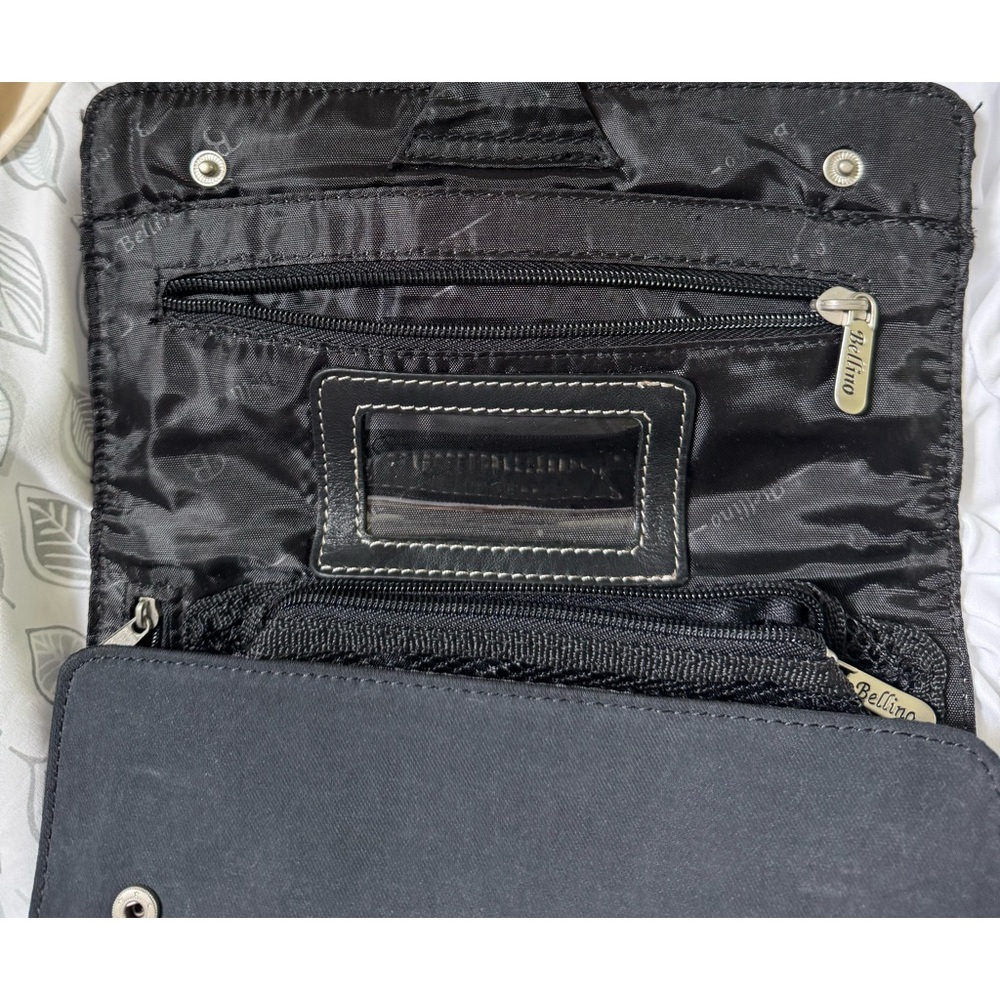 Bellino leather and canvas travel bag - Picture 3 of 11